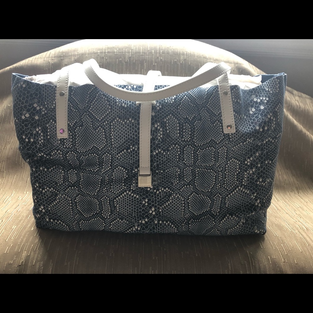 NEW Tiffany & Co. Python Print Reversible Tote